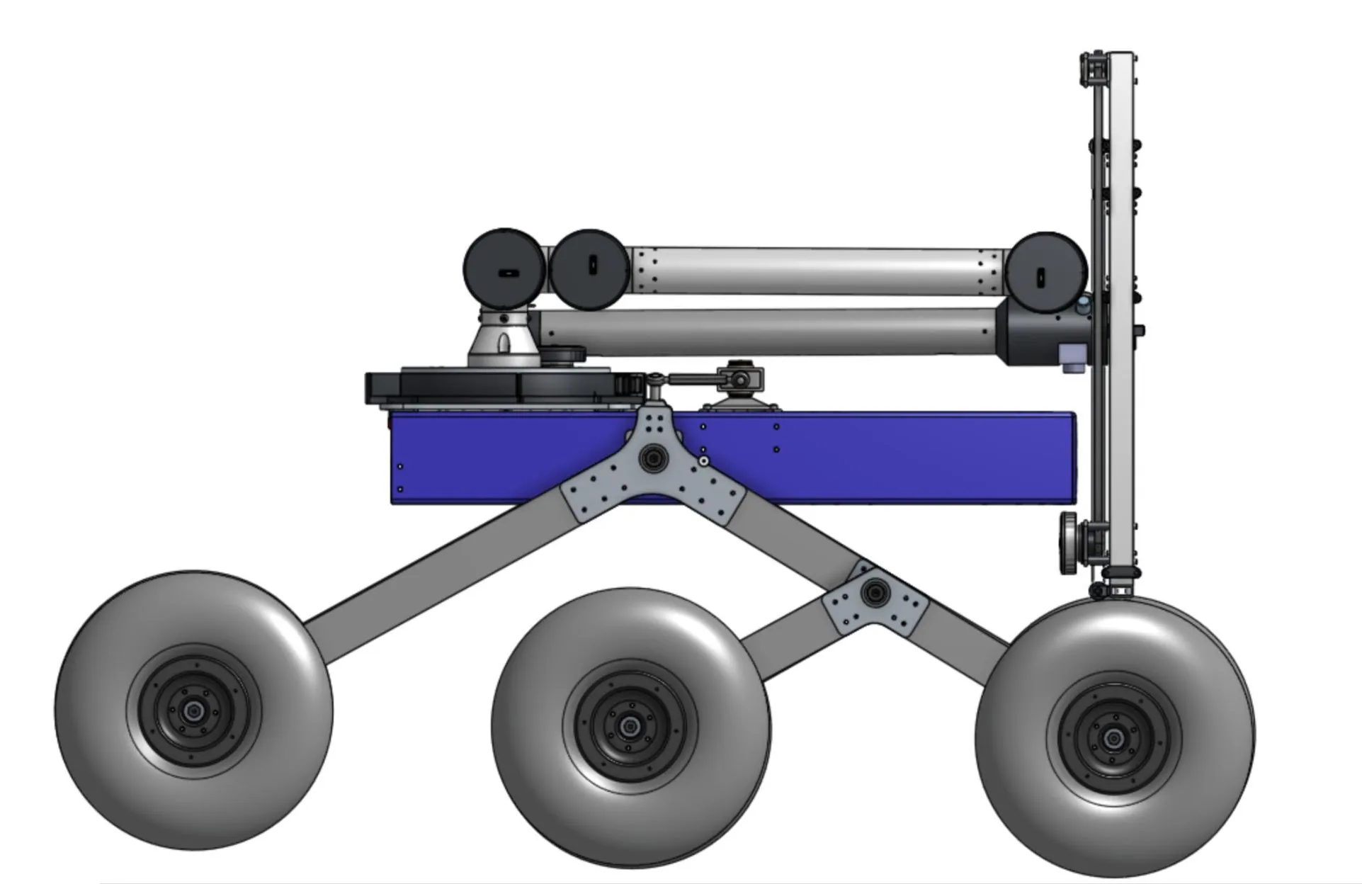 Rover with the arm stowed