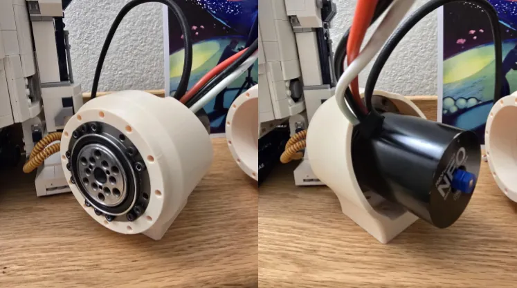 Module on the arm, both ends