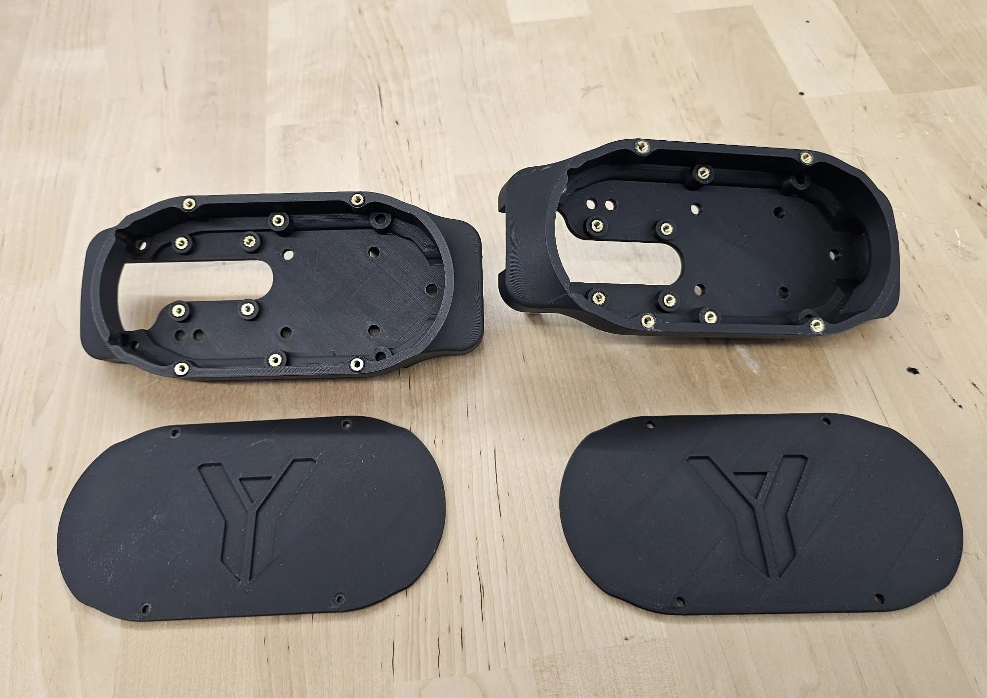 Printed shells and panel covers