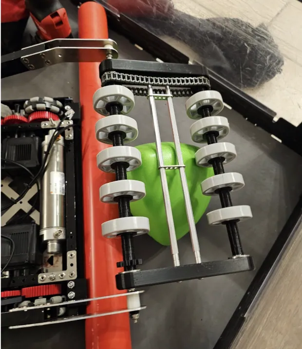 2024 intake: rollers over the elevation bar