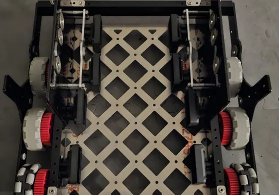 2024 from above: lattice deck between the drive pods