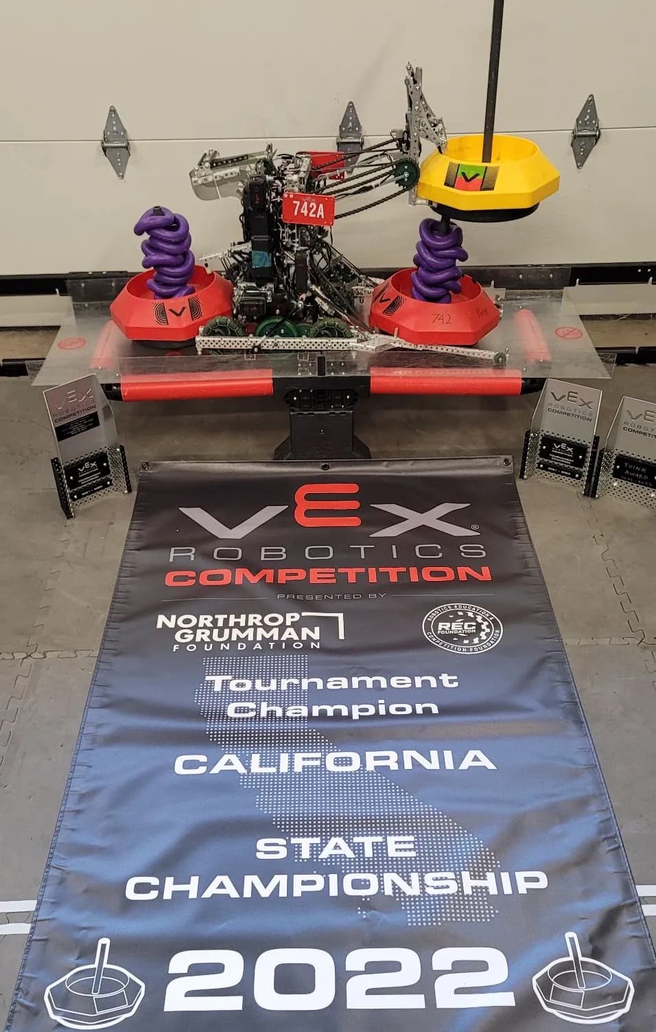 VEX Tournament Champion, California State Championship 2022
