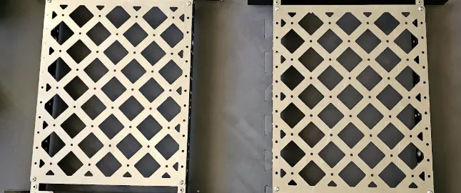 Lattice deck plates, two versions