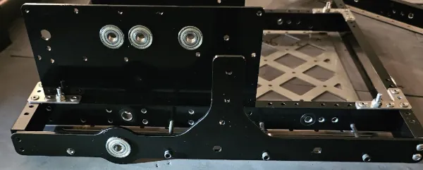Chassis assembled, bearings pressed