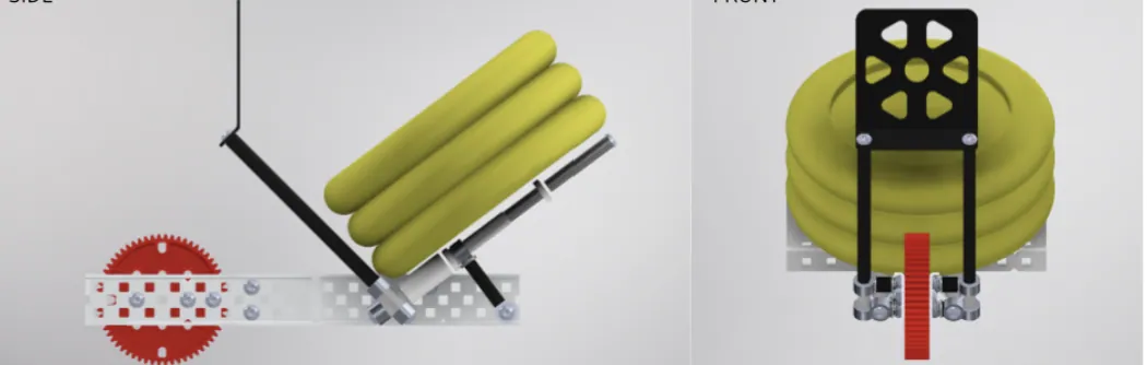Intake rollers and the release geometry