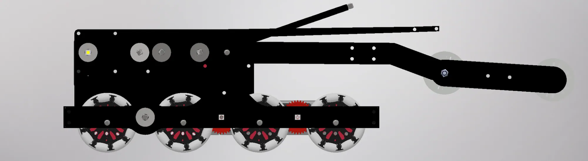 2024 robot render, arm extended