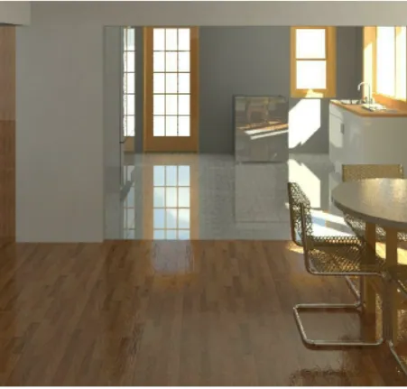 Revit: kitchen and dining, daylight study