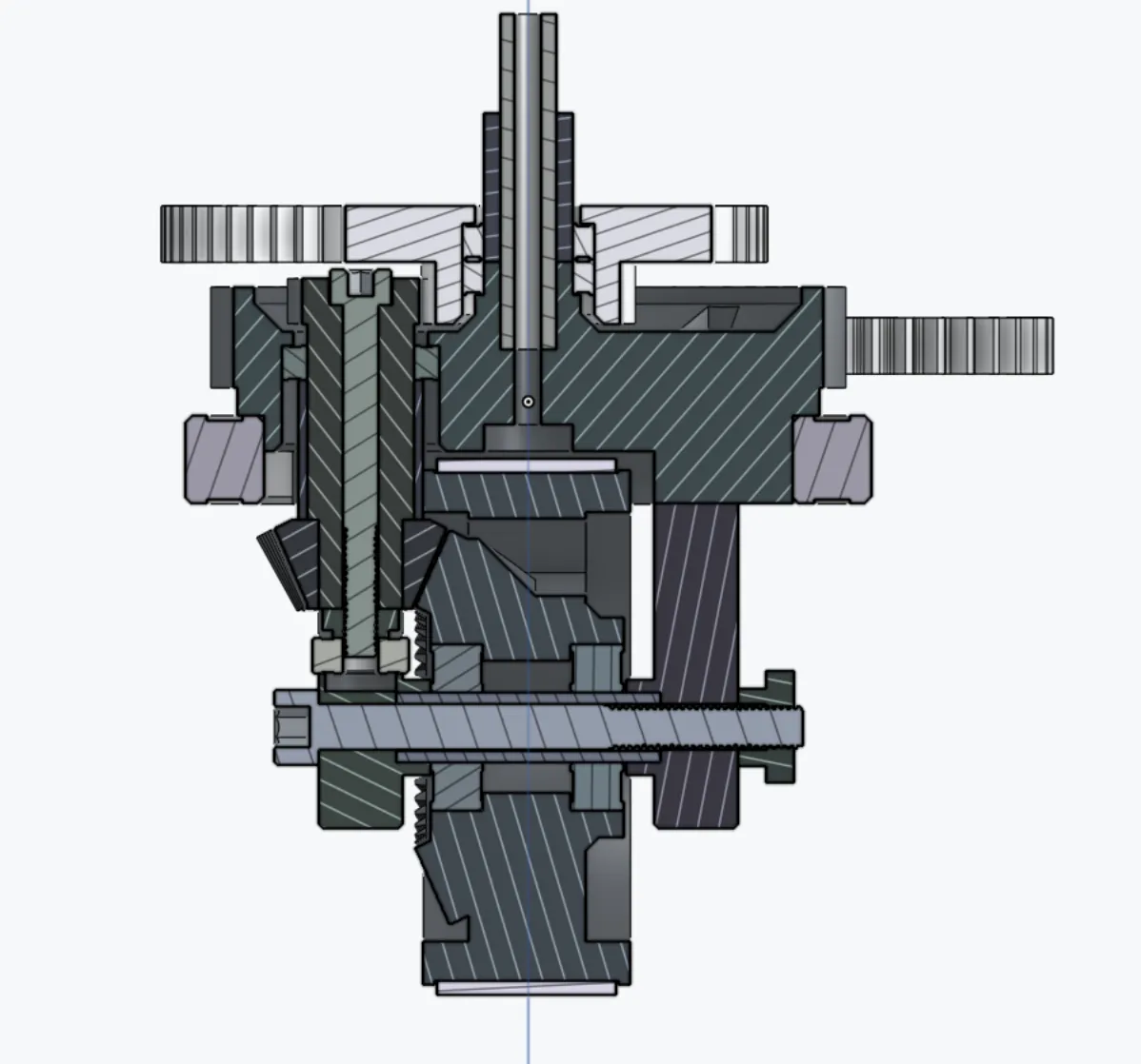 The same module, steering column and bearing stack